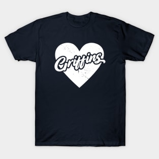 Vintage Griffins School Spirit // High School Football Mascot // Go Griffins T-Shirt